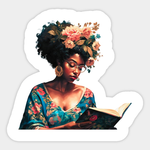 I Look Better Bent Over a Book Sticker by ZiaZiaShop